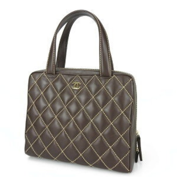Chanel Paris Biarritz Tote PM Bag Black Canvas Coco Mark - Picture 1 of 8